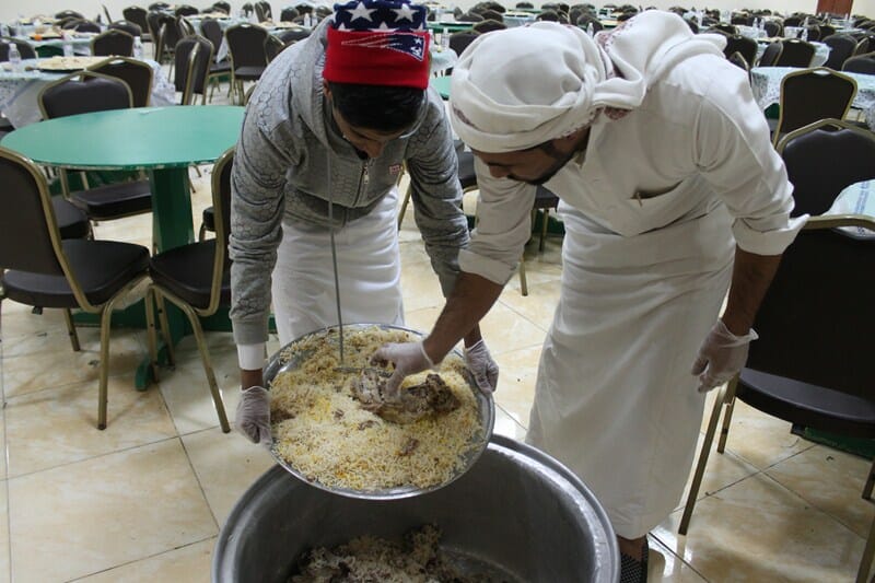 بر بلجرشي : حفظ النعمة يجمع قرابة 7500 كيلو غرام من فائض طعام المناسبات